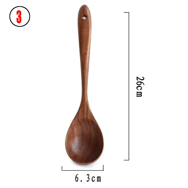 🌿Set di Stoviglie in Legno Naturale - Ecologiche ed Indistruttibili🌿