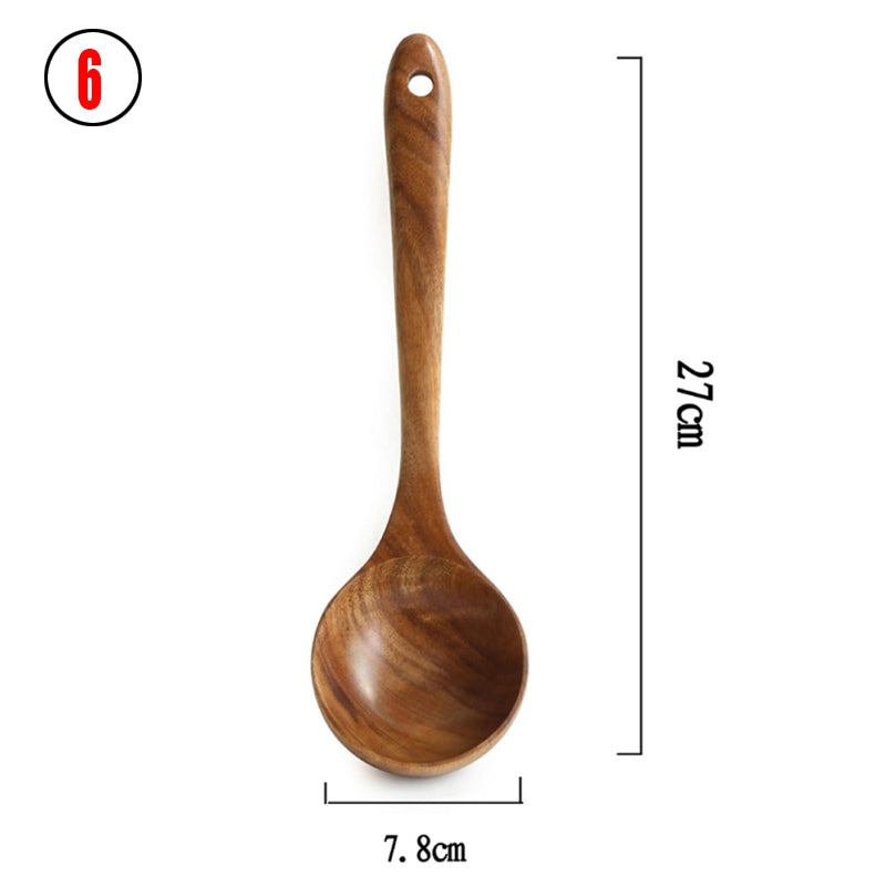 🌿Set di Stoviglie in Legno Naturale - Ecologiche ed Indistruttibili🌿