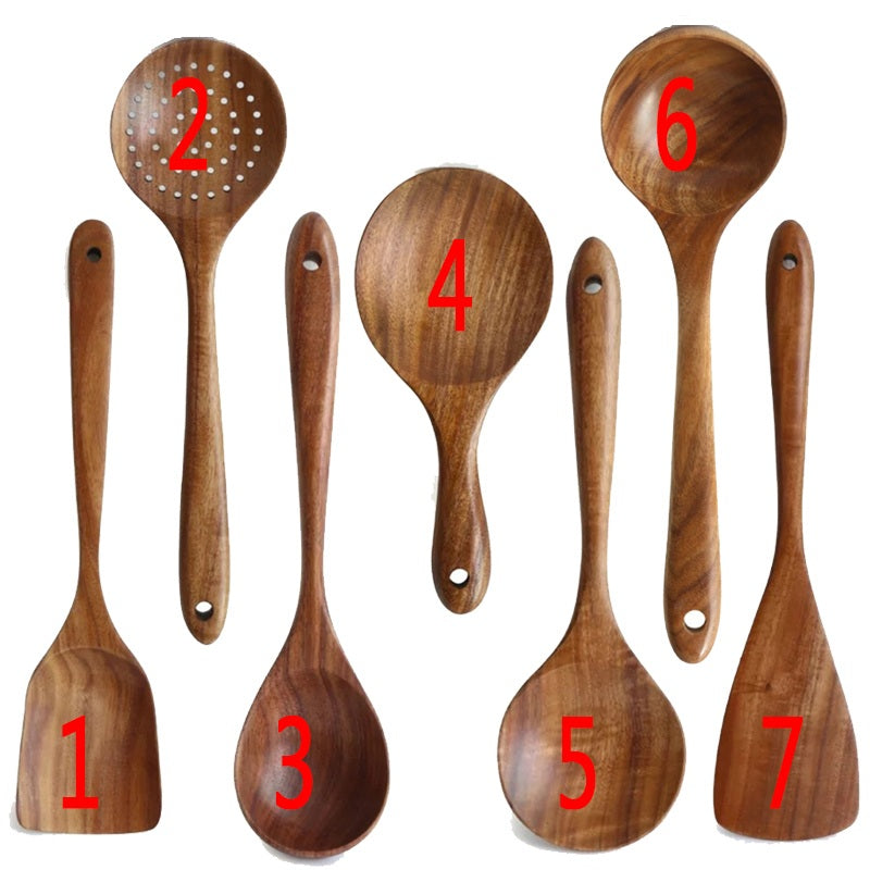 🌿Set di Stoviglie in Legno Naturale - Ecologiche ed Indistruttibili🌿