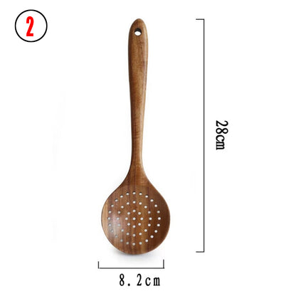 🌿Set di Stoviglie in Legno Naturale - Ecologiche ed Indistruttibili🌿