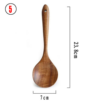 🌿Set di Stoviglie in Legno Naturale - Ecologiche ed Indistruttibili🌿