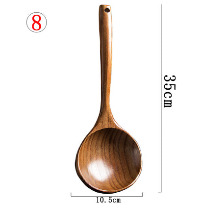 🌿Set di Stoviglie in Legno Naturale - Ecologiche ed Indistruttibili🌿